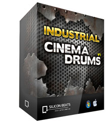 Industrial Cinematic Drum Loops for Garageband